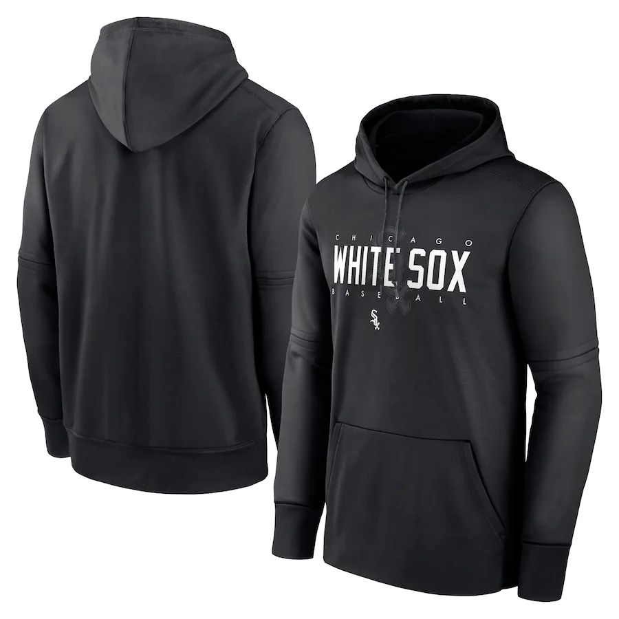 Men 2023 MLB Chicago White Sox black Sweatshirt style 1->los angeles angels->MLB Jersey